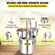 VEVOR 50L SUS Water Distiller with Condenser &amp; Thumper Keg, Boiler 13,2Gal Essential Oil Making with Copper Tube, Home Brewing Kit με ενσωματωμένο θερμόμετρο