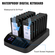 VEVOR Restaurant Pager 16 Coasters Paging System Max 98 Nursery Pager Ασύρματο σύστημα τηλεειδοποίησης σε ουρά κλήσης Οθόνη αφής με δόνηση, αναβοσβήνει και βομβητή για ξενοδοχεία και καφετέριες κοινωνικών αποστάσεων