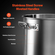 VEVOR 36QT από ανοξείδωτο ατσάλι Stockpot Κουζίνα Σάλτσα Κουζίνας με Καπάκι Καλαθιού