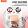 VEVOR Electric Cotton Candy Machine, 1000W Candy Floss Maker, Εμπορική μηχανή ζαχαροπλαστικής βαμβακιού με κάλυμμα, μπολ από ανοξείδωτο ατσάλι, σέσουλα ζάχαρης, συρτάρι, ιδανικό για γενέθλια παιδιά στο σπίτι, οικογενειακό πάρτι, κόκκινο