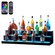VEVOR LED Lighted Liquor Bottle Display Bar Shelf RF &amp; App Control 40&quot; 3-Step
