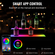 VEVOR LED Lighted Liquor Bottle Display Bar Shelf RF &amp; App Control 24&quot; 2-step