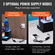 VEVOR LED Lighted Liquor Bottle Display Bar Shelf RF &amp; App Control 24&quot; 2-step
