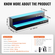 VEVOR LED Lighted Liquor Bottle Display Bar Shelf RF &amp; App Control 24&quot; 2-step