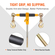 Βιβλιοδετικό αλυσίδας Ratchet VEVOR, 3/8&quot;-1/2&quot; βαρέως τύπου συνδετικά φορτίου, με γάντζους G80 12000 lbs ασφαλές όριο φορτίου, αντιολισθητική λαβή εξοικονόμησης εργασίας, συνδετικά αλυσίδας δεσίματος για ρυμουλκούμενο φορτηγών επίπεδης επιφάνειας, 4 τμχ