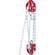 VEVOR Twin Sheave Block and Tackle 2/5-1/2Inch 100-200Ft Twin Sheave Block with Braid Rope 6600-7705LBS Double Pulley Rigging