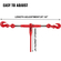 VEVOR 9215LBS 3/8&quot; – 1/2&quot; Ratchet Binders 9.215 LBS Ασφαλές φορτίο εργασίας, γάντζοι G70 και ρυθμιζόμενο μήκος, για αλυσίδες βαθμού 70-80, δέσιμο, έλξη, ρυμούλκηση, 2-συσκευασία, κόκκινο