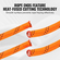 VEVOR Arborist Tree Climbing Rope Double Braid Polyester 3/8&quot; x 120&#039; 48-Strand