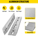 VEVOR 60\&#039;\&#039; X 12\&#039;\&#039; Ράμπες τρέιλερ αλουμινίου 6000LBS Total Beavertail Hook End 1 Pair 2 Ramps