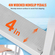 VEVOR Aluminium Dock Ladder Boat Dock Ladder 55,1-67,1 ίντσες ρυθμιζόμενο ύψος 4 σκαλοπάτια