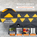 VEVOR Rubber Curb Ramp 2 Pack, 5&quot; Rise Height Heavy-Duty 33069 lbs/15 T ράμπες κατωφλίου χωρητικότητας, ράμπες οδήγησης με σταθερή δομή πλέγματος για αυτοκίνητα, αναπηρικά αμαξίδια, ποδήλατα, μοτοσικλέτες