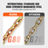 VEVOR Binder Chain G80 Tie Down Tow Chain with Hook 3/8&quot; x 2,9&#039; 2 Pack 7100 lbs