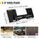 VEVOR Universal Skid Steer Plate Mount Plate 1/4&quot; Hick Skid Steer Plate Attachment 3000LBS Weight Capacity Plate Quick Attach Mount Plate Steer Adapter Loader Εύκολη συγκόλληση ή μπουλόνι σε διαφορετικά εξαρτήματα Μαύρο