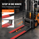 Επεκτάσεις περονιού VEVOR Pallet, 72&quot; Μήκος 4,5&quot; Πλάτος, Επεκτάσεις περονοφόρου από ανθρακούχο χάλυβα βαρέως τύπου για περονοφόρα ανυψωτικά οχήματα, 1 ζεύγος προεκτάσεις περονοφόρου με καρφίτσες, εξαρτήματα περονοφόρου περονοφόρου για περονοφόρα, κόκκινο