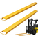 Επεκτάσεις περονιού VEVOR Pallet, 84&quot; Μήκος 4,5&quot; Πλάτος, Επεκτάσεις περονοφόρου από ανθρακούχο χάλυβα βαρέως τύπου για περονοφόρα ανυψωτικά οχήματα, 1 ζεύγος προεκτάσεις περονοφόρου ανυψωτικού μηχανήματος, εξαρτήματα περονοφόρου βιομηχανικού περονοφόρου για περονοφόρα, κίτρινο