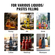 VEVOR Pneumatic Paste Liquid Filling Machine, 5-50ml Bottle Filler, Bottle Filler Machine, Inox Steel Liquid Filler with Pedal for Milk Water Juice Essential Oil Shampoo Cosmetic Honey Lotion