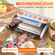VEVOR Vacuum Sealer Machine Saver αποθήκευσης τροφίμων 80 Kpa με σακούλα σφραγίδας