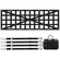 VEVOR Δίχτυ πίσω πόρτας Pickup Truck 54&quot; x 18&quot; Ρυθμιζόμενο σχέδιο σταυρού