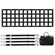 VEVOR Δίχτυ πίσω πόρτας Pickup Truck Tailgate Net 60&quot; x 18&quot; για φορτηγά πλήρους μεγέθους