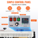 VEVOR Continuous Bag Band Sealing Machine Λειτουργία μέτρησης οριζόντιας σφραγιστικής ζώνης