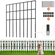 VEVOR Animal Barrier Fence 28 Pack, 17in(H) x30ft(L), Υπόγεια Διακοσμητική Περίφραξη Κήπου με Διάστημα Ακίδων 1,5 ίντσας, Μεταλλικός φράχτης σκύλου για την αυλή και το εξωτερικό αίθριο