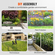 VEVOR Garden Fence, No Dig Fence 24&#039;&#039;(H)x13&#039;&#039;(L) Animal Barrier Fence, Υπόγεια Διακοσμητική Περίφραξη Κήπου με Διάστημα Ακίδων 2 ιντσών, Μεταλλικός φράχτης σκύλου για την αυλή και το εξωτερικό αίθριο, 28 πακέτο