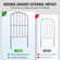 VEVOR Garden Fence, No Dig Fence 24&#039;&#039;(H)x13&#039;&#039;(L) Animal Barrier Fence, Υπόγεια Διακοσμητική Περίφραξη Κήπου με Διάστημα Ακίδων 2 ιντσών, Μεταλλικός φράχτης σκύλου για την αυλή και το εξωτερικό αίθριο, 10 πακέτο