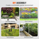 VEVOR Garden Fence, No Dig Fence 24&#039;&#039;(H)x13&#039;&#039;(L) Animal Barrier Fence, Υπόγεια Διακοσμητική Περίφραξη Κήπου με Διάστημα Ακίδων 2 ιντσών, Μεταλλικός φράχτης σκύλου για την αυλή και το εξωτερικό αίθριο, 10 πακέτο