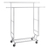 Βάση ρούχων VEVOR Heavy Duty, ράφι ρούχων με διπλή ράβδο για κρεμάστρα, ράφι ρούχων με ρυθμιζόμενο ύψος και εκτεινόμενο μήκος με χώρο αποθήκευσης κάτω, χωρητικότητα 600 λίβρες