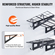 Ράφια αποθήκευσης VEVOR Garage, 2 Pack, 4 x 2 ft Ράφια γκαράζ βαρέως τύπου Επιτοίχια, χωρητικότητα φόρτωσης 500 lbs (Συνολική) Πλωτά ράφια αποθήκευσης γκαράζ, Κατάλληλα για κατάστημα, υπόστεγο, αποθήκευση γκαράζ