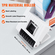 VEVOR Manual Label Applicator, 0,59-2,17 ίντσες Label Width, 0,79-2,36 in Label Length, φορητό μηχάνημα ετικετών χειρός με ρολό ετικετών και ρολό TPR για στρογγυλά μπουκάλια, κουτιά, ετικέτες φρούτων