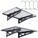 Ράφια αποθήκευσης VEVOR Garage, 2 Pack, 3 x 2 ft Ράφια γκαράζ βαρέως τύπου Επιτοίχια, χωρητικότητα φόρτωσης 500 lbs (Συνολική) Ράφια αποθήκευσης γκαράζ Πλωτά ράφια, Κατάλληλα για κατάστημα, υπόστεγο, αποθήκευση γκαράζ