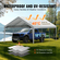 Ανταλλακτικό κάλυμμα κουβούκλιο VEVOR Carport 13 x 20 ποδιών, προστατευτικό κάλυμμα για σκηνές γκαράζ βαρέως τύπου αδιάβροχο και προστασία από την υπεριώδη ακτινοβολία, Εύκολη εγκατάσταση με μπάντζες μπάλας, γκρι (Μόνο επάνω κάλυμμα, δεν περιλαμβάνεται πλαίσιο)