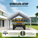 Ανταλλακτικό κάλυμμα κουβούκλιο VEVOR Carport 13 x 20 ποδιών, προστατευτικό κάλυμμα για σκηνές γκαράζ βαρέως τύπου αδιάβροχο και προστασία από την υπεριώδη ακτινοβολία, Εύκολη εγκατάσταση με μπάντζες μπάλας, γκρι (Μόνο επάνω κάλυμμα, δεν περιλαμβάνεται πλαίσιο)