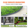 VEVOR Steel Landscape Borders, 5-pack Steel Garden Edge Borders, 39&quot; L x 3&quot; H Straps, Hammer-in Border, Bendable Metal Landscape Horse for Yard, Garden, Lawn, Spike Ύψος 3,15&quot;, Σκούρο γκρι