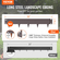 VEVOR Steel Landscape Borders, 5-pack Steel Garden Edge Borders, 39&quot; L x 3&quot; H strips, Hammer-in Border, Bendable Metal Landscape Edge for Yard, Garden, 3,15&quot; Spike Height, Rustic Brown