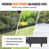 VEVOR Steel Landscape Borders, 5-pack Steel Garden Borders, 39&quot; L x 4&quot; H strips, Hammer-in Border, Bendable Metal Landscape Horse for Yard, Garden, Lawn, Spike Ύψος 3,15&quot;, Μαύρο