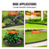 VEVOR Steel Landscape Borders, 5-pack Steel Garden Borders, 39&quot; L x 4&quot; H strips, Hammer-in Border, Bendable Metal Landscape Horse for Yard, Garden, Lawn, Spike Ύψος 3,15&quot;, Μαύρο