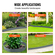 VEVOR Steel Landscape Borders, 5-pack Steel Garden Edge Borders, 39&quot; L x 5&quot; H strips, Hammer-in Border, Bendable Metal Landscape Borders for Yard, Garden, Lawn, Spike Ύψος 3,15&quot;, Σκούρο γκρι