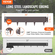 VEVOR Steel Landscape Edge, 5-pack Steel Garden Edge Borders, 39&quot; L x 5&quot; H strips, Hammer-in Border, Bendable Metal Landscape Bord for Yard, Garden, Lawn, Spike Ύψος 3,15&quot;, Ρουστίκ καφέ