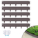 VEVOR Steel Landscape Edge, 5-pack Steel Garden Edge Borders, 39&quot; L x 5&quot; H strips, Hammer-in Border, Bendable Metal Landscape Bord for Yard, Garden, Lawn, Spike Ύψος 3,15&quot;, Ρουστίκ καφέ
