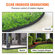 VEVOR Steel Landscape Borders, 6-pack Steel Garden Edge Borders, 40&quot; L x 6&quot; H strips, Hammer-in Horging Border with 8 Clips, Endable Metal Landscape Borders for Yard, Garden, Laws