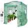 VEVOR Pop Up Greenhouse, 8&#039;x 6&#039;x 7,5&#039; Pop-up Green House, Ρύθμιση σε λίγα λεπτά, Κάλυμμα PE υψηλής αντοχής με πόρτες και παράθυρα και πλαίσιο από χάλυβα με επίστρωση πούδρας, κατάλληλο για φύτευση και αποθήκευση, πράσινο