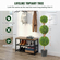 VEVOR Artificial Topiaries Πυξάρι, ύψους 48 ιντσών (2 τεμάχια), 3 Φυτό σε σχήμα μπάλας Faux Topiaries με ζαρντινιέρες, Πράσινο φυτό Feaux με Αντικαταστάσιμα φύλλα &amp; Λιμάνι για Διακοσμητικούς εσωτερικούς/Εξωτερικούς χώρους/Κήπο