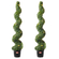 VEVOR 2 Pack 5&#039; Artificial Boxwood Topiary Tree Faux Plant UV Decor In/Outdoor