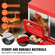 VEVOR Μεταλλικό κουτί Chicken Nest Box 4 τμημάτων με κεκλιμένα κουτιά ένθεσης