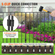 VEVOR Garden Fence, No Dig Fence 17&#039;&#039;(H)x13&#039;&#039;(L) Animal Barrier Fence, Υπόγεια Διακοσμητική Περίφραξη Κήπου με διάκενο 1,5 ιντσών, Μεταλλικός φράχτης σκύλου για την αυλή και την εξωτερική βεράντα, 10 πακέτο