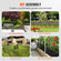 VEVOR Garden Fence, No Dig Fence 17&#039;&#039;(H)x13&#039;&#039;(L) Animal Barrier Fence, Υπόγεια Διακοσμητική Περίφραξη Κήπου με διάκενο 1,5 ιντσών, Μεταλλικός φράχτης σκύλου για την αυλή και την εξωτερική βεράντα, 10 πακέτο