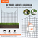 VEVOR Garden Fence, No Dig Fence 36,6&#039;&#039;(H)x29,5&#039;&#039;(L) Animal Barrier Fence, Underground Διακοσμητικός φράκτης κήπου με απόσταση ακίδων 2,5 ιντσών, Μεταλλικός φράχτης σκύλου για την αυλή και την εξωτερική βεράντα, 5 πακέτο