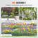 VEVOR Garden Fence, No Dig Fence 36,6&#039;&#039;(H)x29,5&#039;&#039;(L) Animal Barrier Fence, Underground Διακοσμητικός φράκτης κήπου με απόσταση ακίδων 2,5 ιντσών, Μεταλλικός φράχτης σκύλου για την αυλή και την εξωτερική βεράντα, 5 πακέτο